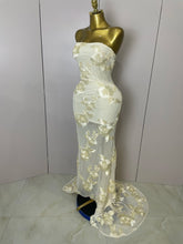 2025 New Top Quality Women Sexy Strapless Embroidery Floor-length Maxi Dress Celebrate Evening Party Prom Cocktail Outfit